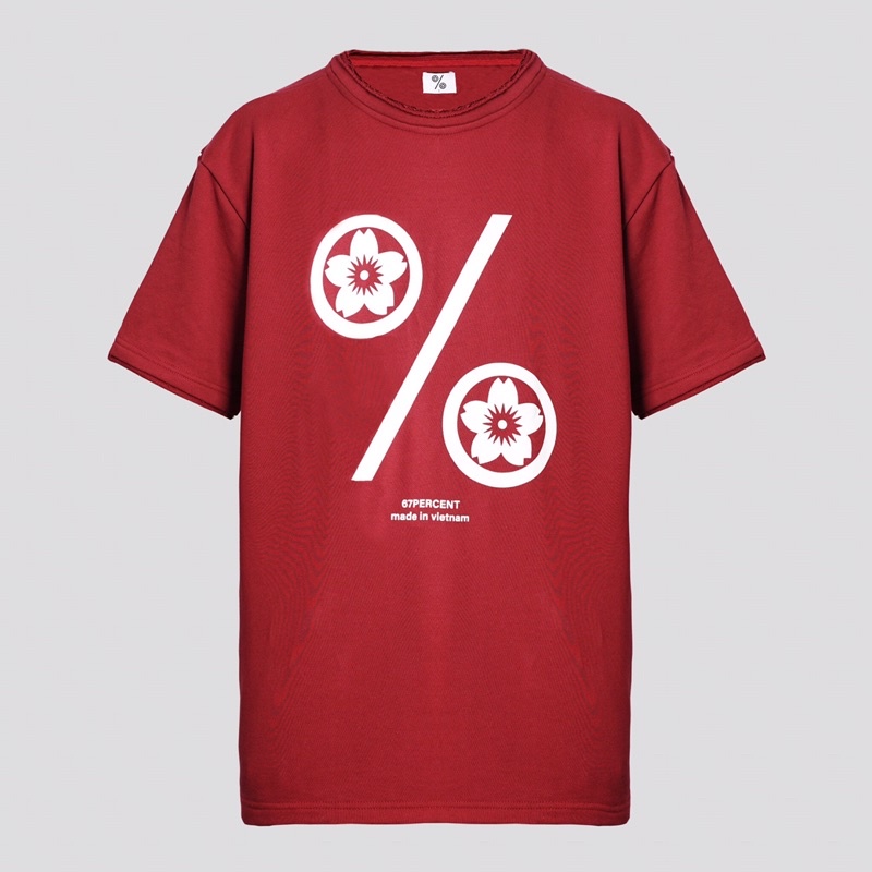 ÁO THUN UNISEX LOGO 67% SIÊU HOT