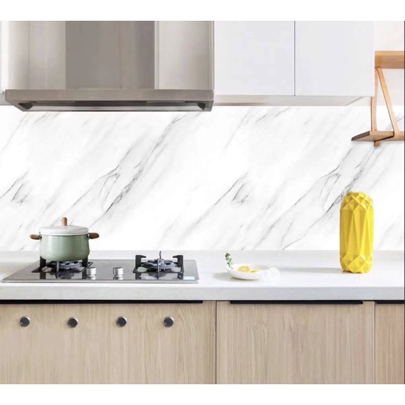XẢ lỗ 5M decal tráng nhôm keo sẵn dán bếp nhà tắm chống nước