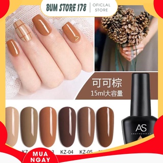 Sơn gel AS bền màu cực kì mướt 15ML (dành cho tiệm nail chuyên nghiệp) - KZ