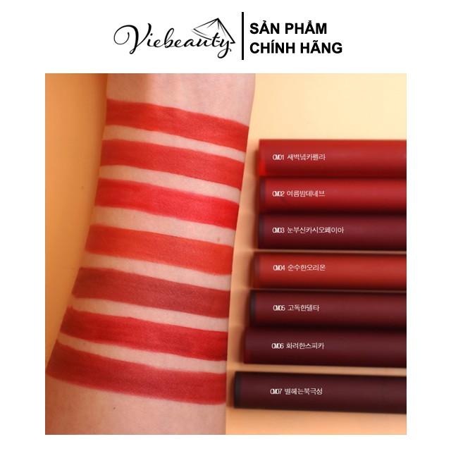 [CM05-CM12] Son Kem Black Rouge Cream Matt Rouge Màu Hot CM05 CM07 CM06 CM04 25.7g - Khongcoson | BigBuy360 - bigbuy360.vn