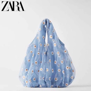 Túi Zara hoa cúc hàng xuất dư
