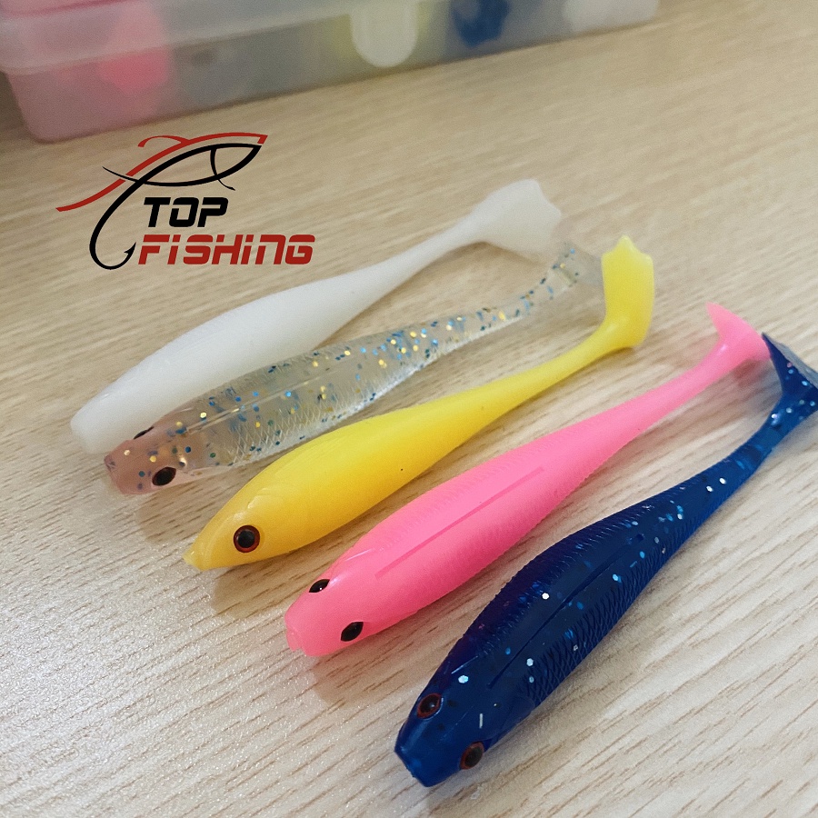 Mồi Mềm Horai - Hộp 20 con - Dài 95mm Nặng 6gr - Mồi giả câu cá lóc - TopFishing