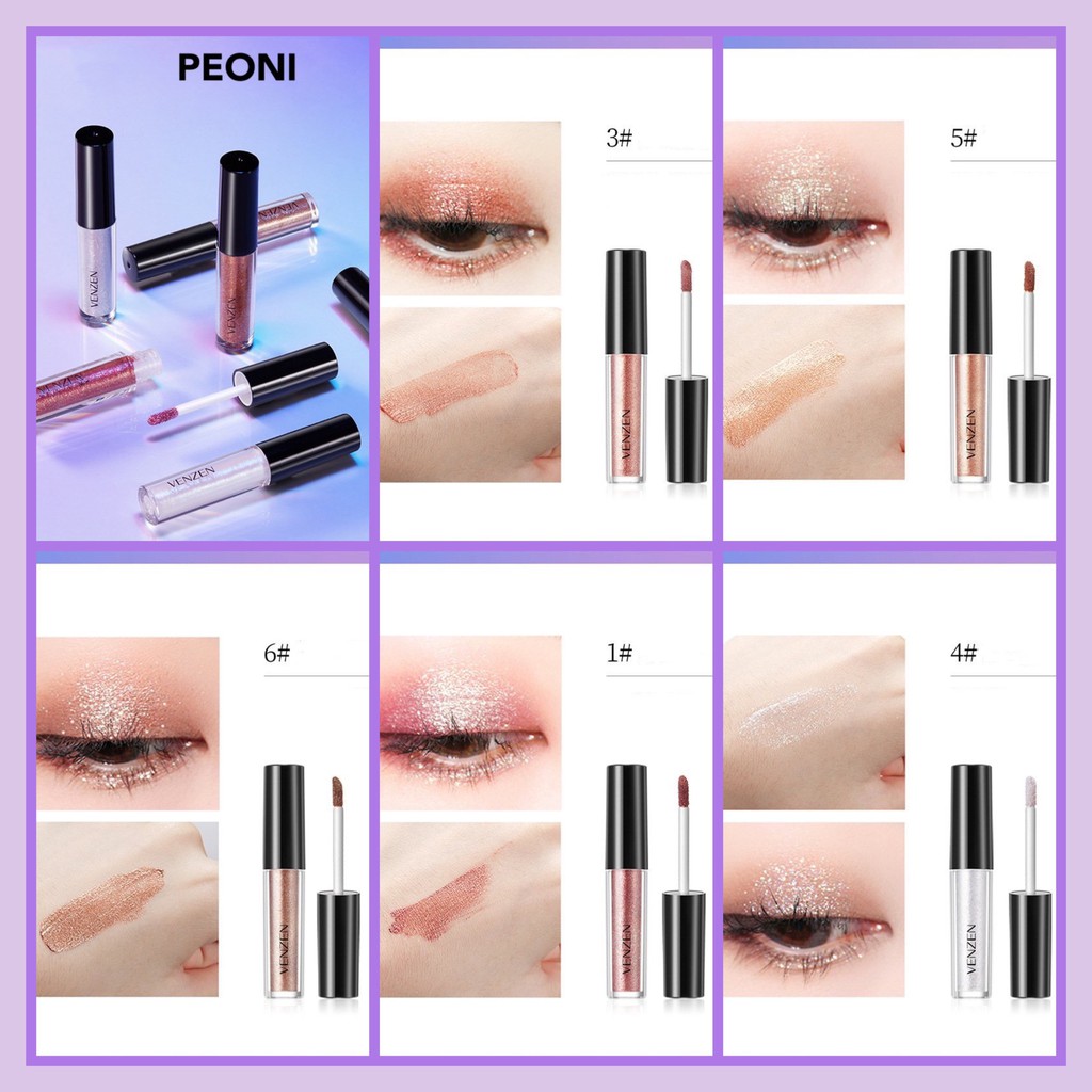 Phấn Mắt Dạng Lỏng Cao Cấp Lấp Lánh Bền Màu Nhỏ Gọn Đa Năng Dễ Sử Dụng