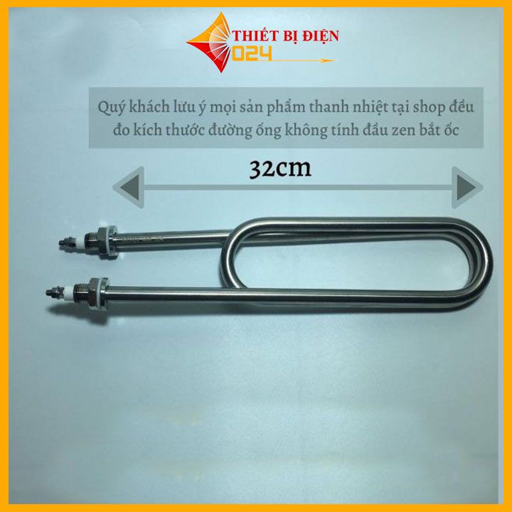 Thanh Nhiệt Điện Trở U Kép , Thiết Bị Linh Kiện Tủ Cơm , Nồi Đun Nước...inox 304 220V 380VT