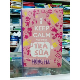 Vở kẻ ngang hồng hà keep calm