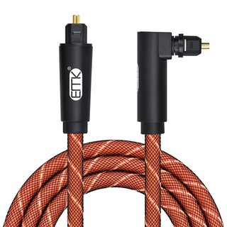 Dây Cáp Quang Âm Thanh Toslink 90 Độ Dài 1 / 2 / 3m