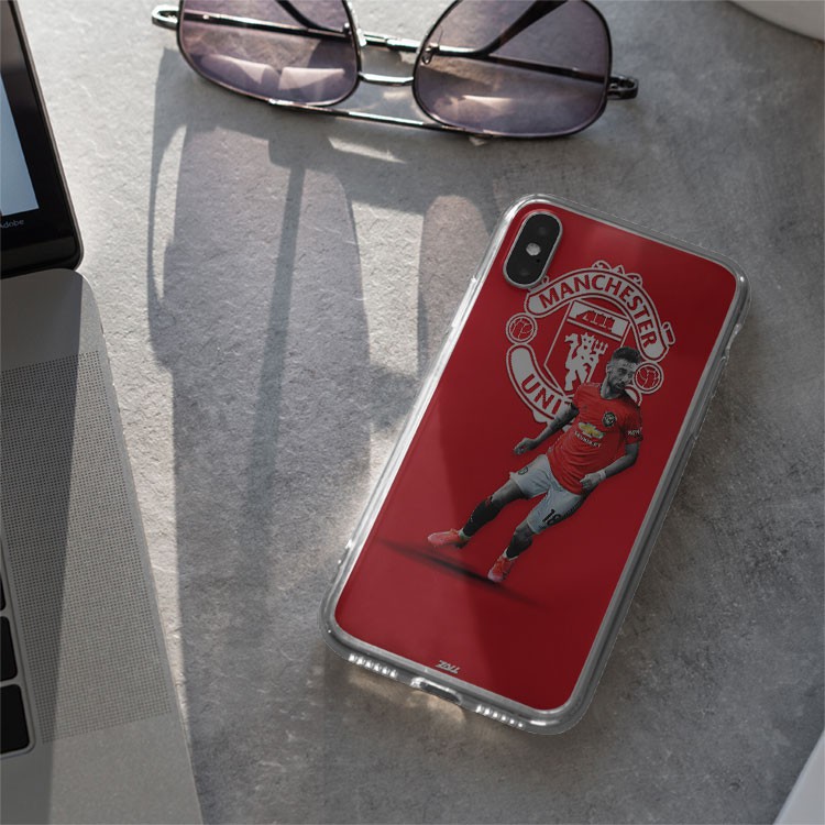 Ốp lưng Bruno Fernandes đẹp trai CLB Manchester United cho Iphone 5 6 7 8 Plus 11 12 Pro Max X Xr FOO20210106