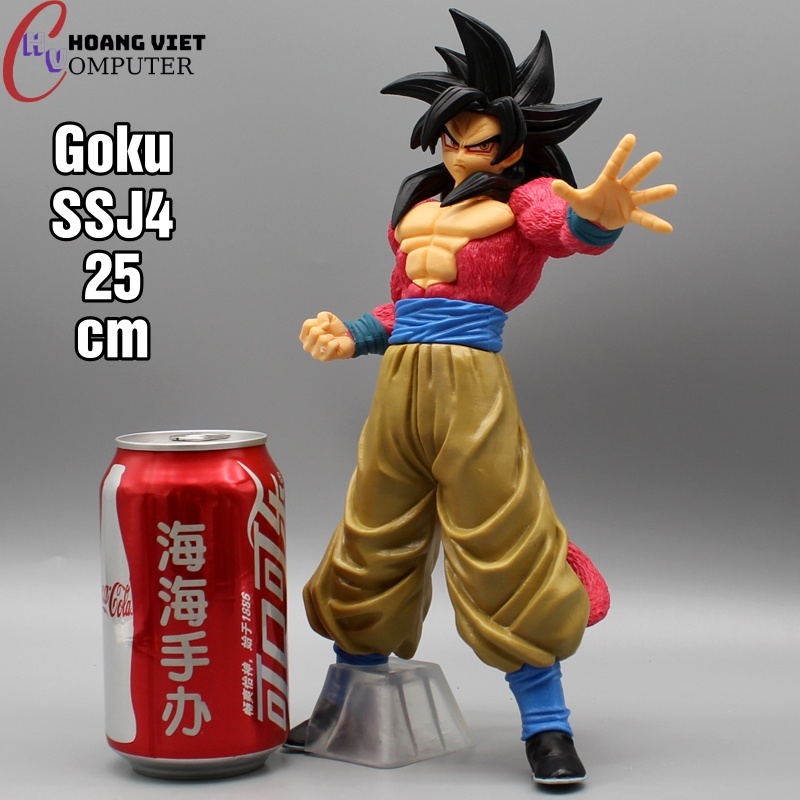Bộ 3 mô hình Vegeta - Gogeta - Goku SSJ4 siêu nét cao 25cm - Siêu phẩm mới Dragon Ball
