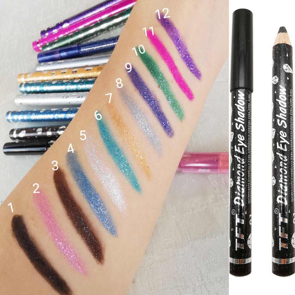 Set 12 Phấn Mắt Dạng Bút Gel Lì Kháng Nước Màu Lên Chuẩn Thời Trang