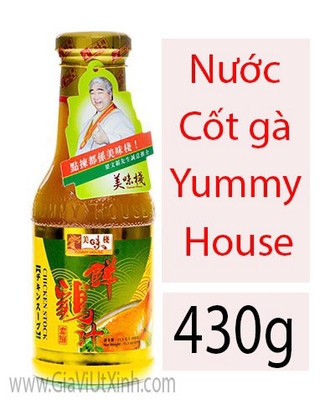 NƯỚC CỐT GÀ YUMMY HOUSE 430G - CHICKEN LIQUID CONCENTRATE - CHICKEN STOCK