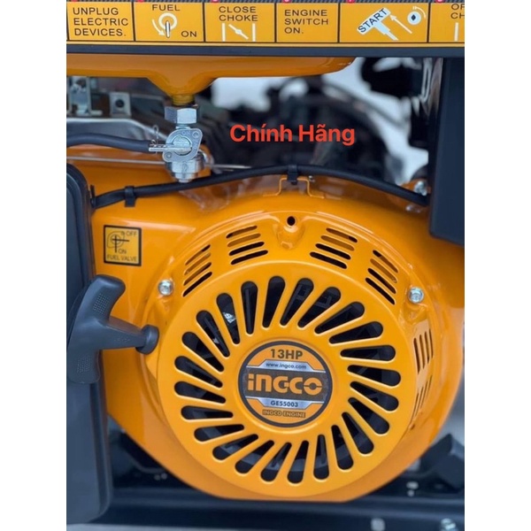 INGCO Máy phát điện dùng xăng 5.5 KW GE55003 (Cam kết Chính Hãng 100%)