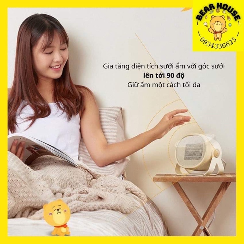 Quạt sưởi mini để bàn tiết kiệm năng lượng Bear DNQ-C05A1
