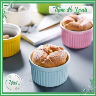 Hũ Ramenkin Sứ Nhiều Màu, Hũ Caramen Chén Sứ Làm Khay Nướng Bánh Ăn Dặm Đựng Sữa Chua Chưng Yến