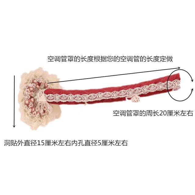 Bộ Ống Trang Trí Máy Điều Hòa Phong Cách Đồng Quê Độc Đáo