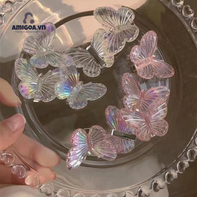 Kẹp Tóc Hình Bươm Bướm Nhiều Màu Xinh Xắn Cho Nữ