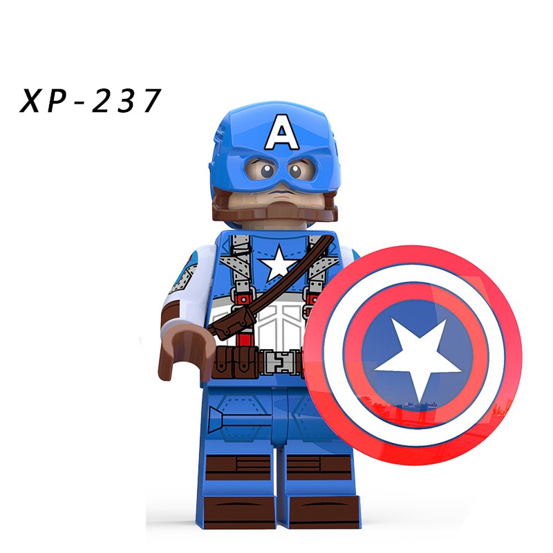 Mô Hình Lắp Ráp Nhân Vật Captain America KT1031