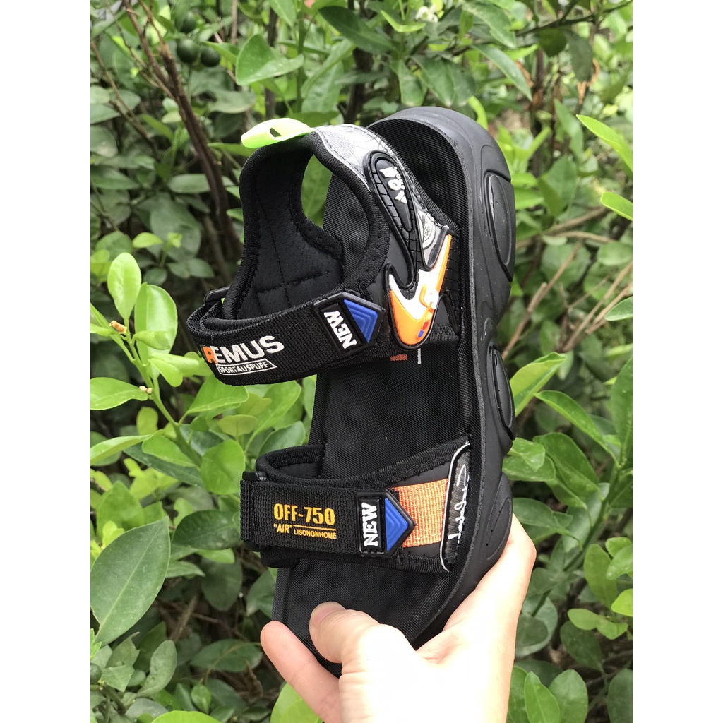 Sandal cho bé trai đi chơi đi học đế êm chân siêu bền hàng QCCC fullbox 21A11