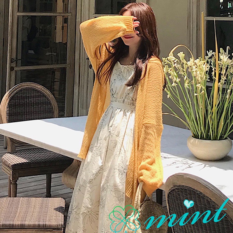 Áo khoác len cardigan Hàn Quốc dáng rộng | BigBuy360 - bigbuy360.vn