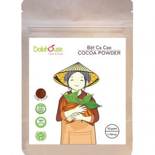 Bột cacao Dalahouse sấy lạnh - Nguyên chất 100% Gói 50g
