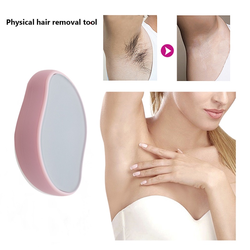 1 Dụng Cụ Tẩy Lông Vùng Dưới Cánh Tay Bằng Nhựa ABS Mặt Nhám Không Gây Kích Ứng An Toàn