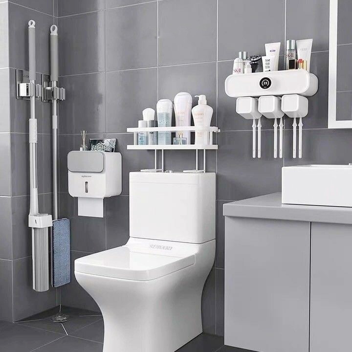 Kệ Để Đồ Toilet Tiện Lợi, Kệ Bồn Cầu Nhà Vệ Sinh Thep Cacbon Sơn Tĩnh Điện Không Gỉ MKS066