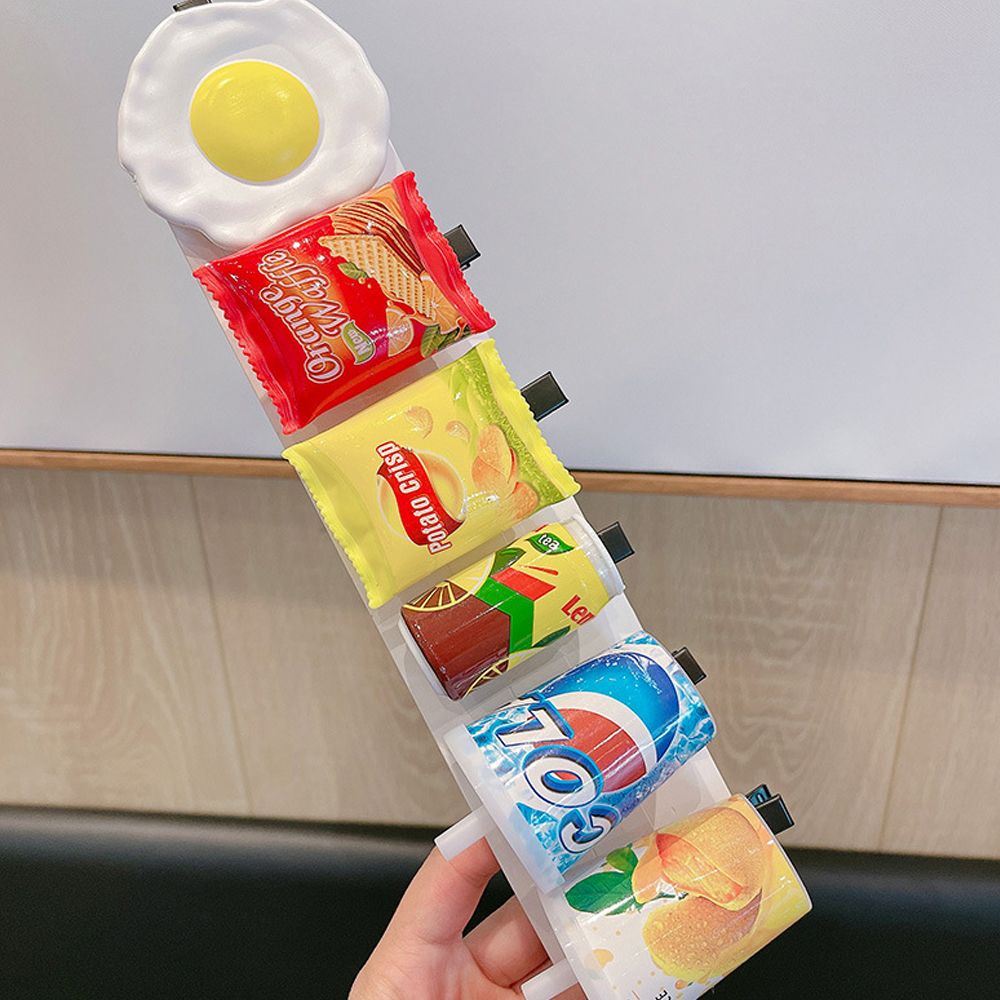 MKEB Kẹp tóc phối hình đồ ăn/ nước uống tùy chọn kiểu dáng phong cách Hàn Quốc vui nhộn cho nữ