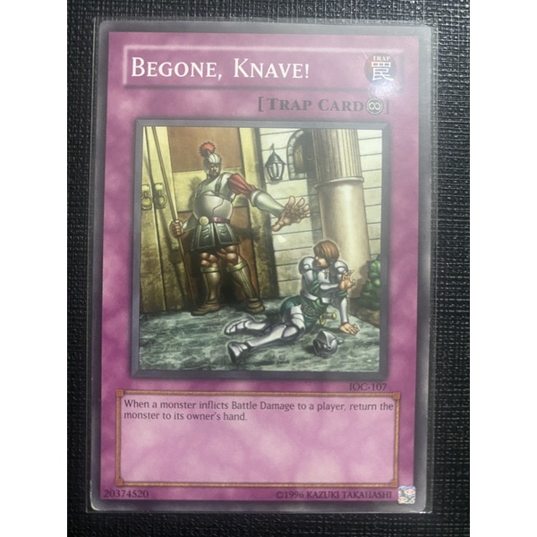 Thẻ bài Begone,Knave IOC