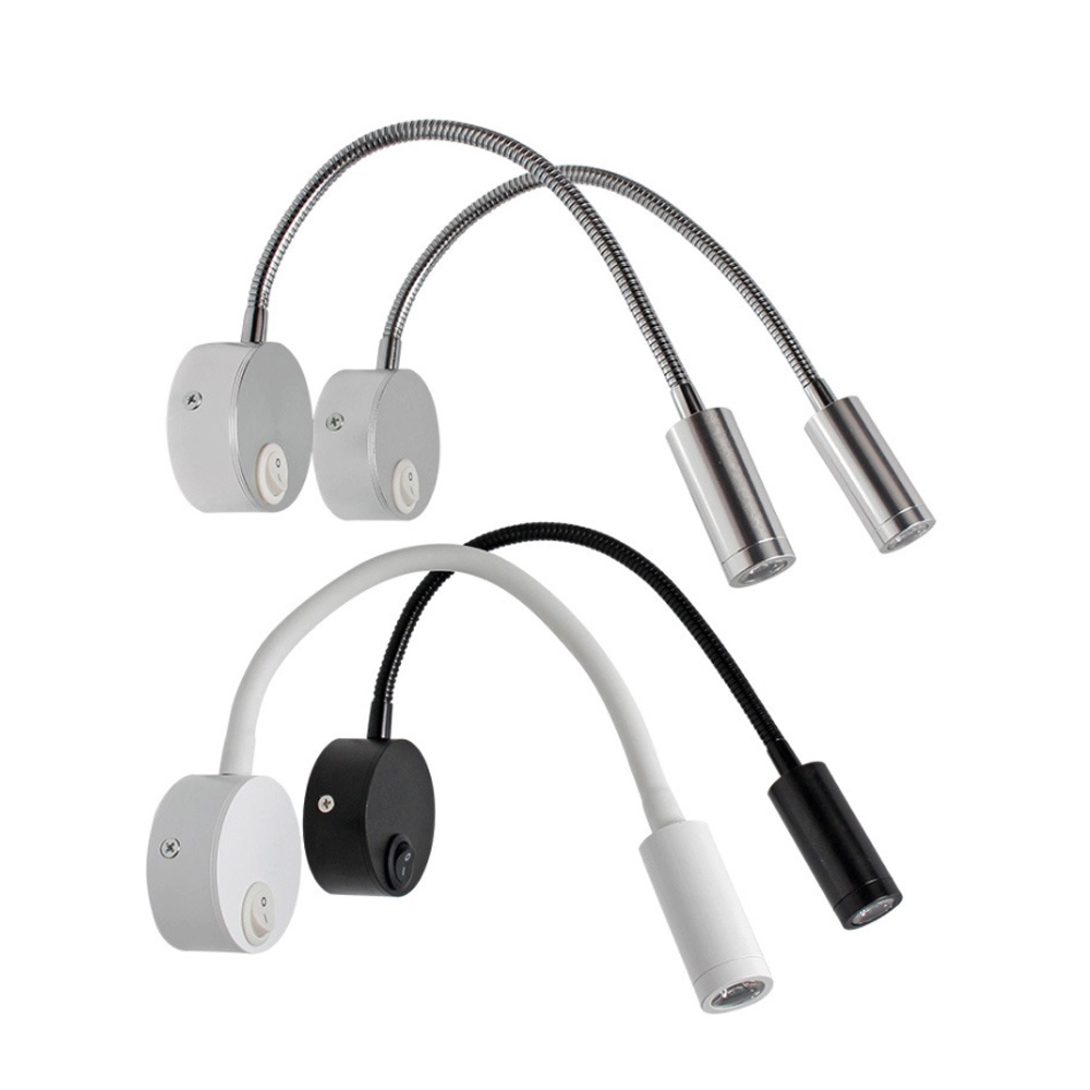 Đèn gắn tường đầu giường phòng ngủ LED 3W - Nguồn 220V, Đèn rọi trang trí Nhà hàng, khách sạn - DW192