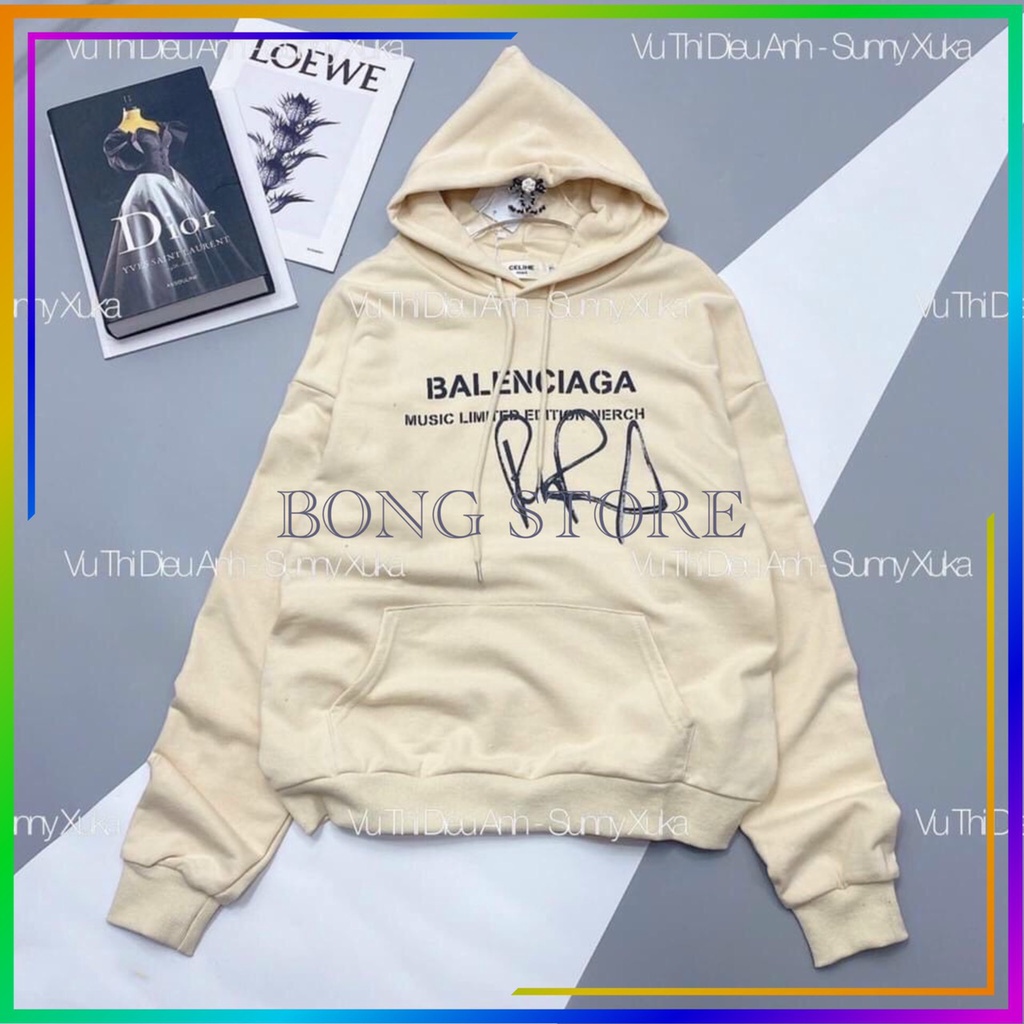 Áo hoodie nỉ nữ, Áo hôdie nữ màu be mặc thu đông siêu xinh. | BigBuy360 - bigbuy360.vn