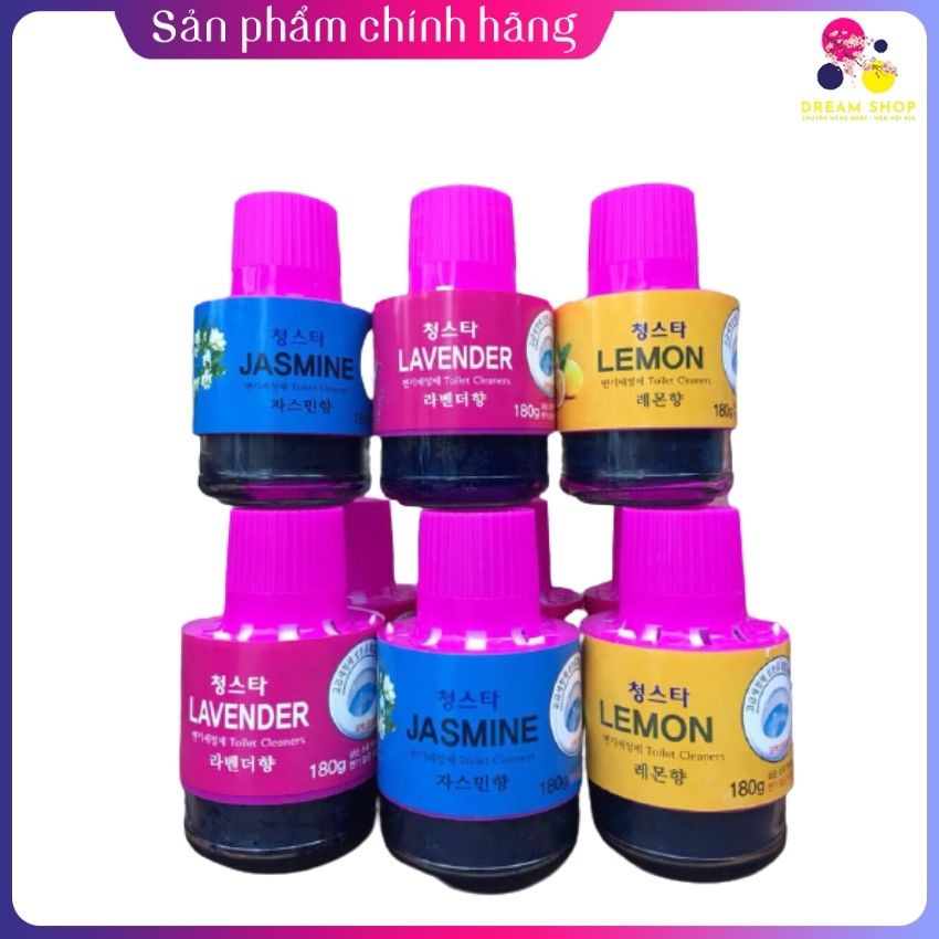 Lọ thả bồn cầu Hàn Quốc hương hoa 180g-dreamshop.vn