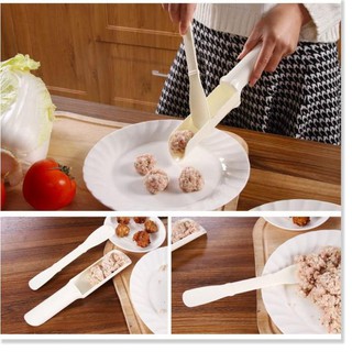 Bộ 2 Dụng Cụ Làm Viên Bò Viên Cá Chiên Tiện Ích Nhật Bản