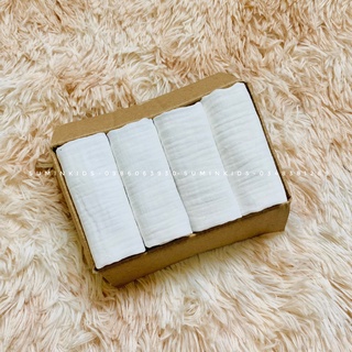 Khăn Mặt Xô Muslin Organic SUMIN Cho Bé