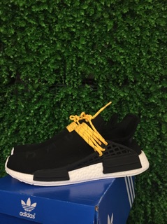[ Ảnh Thật ] Giày Adidas Human Race Đen Dây Vàng