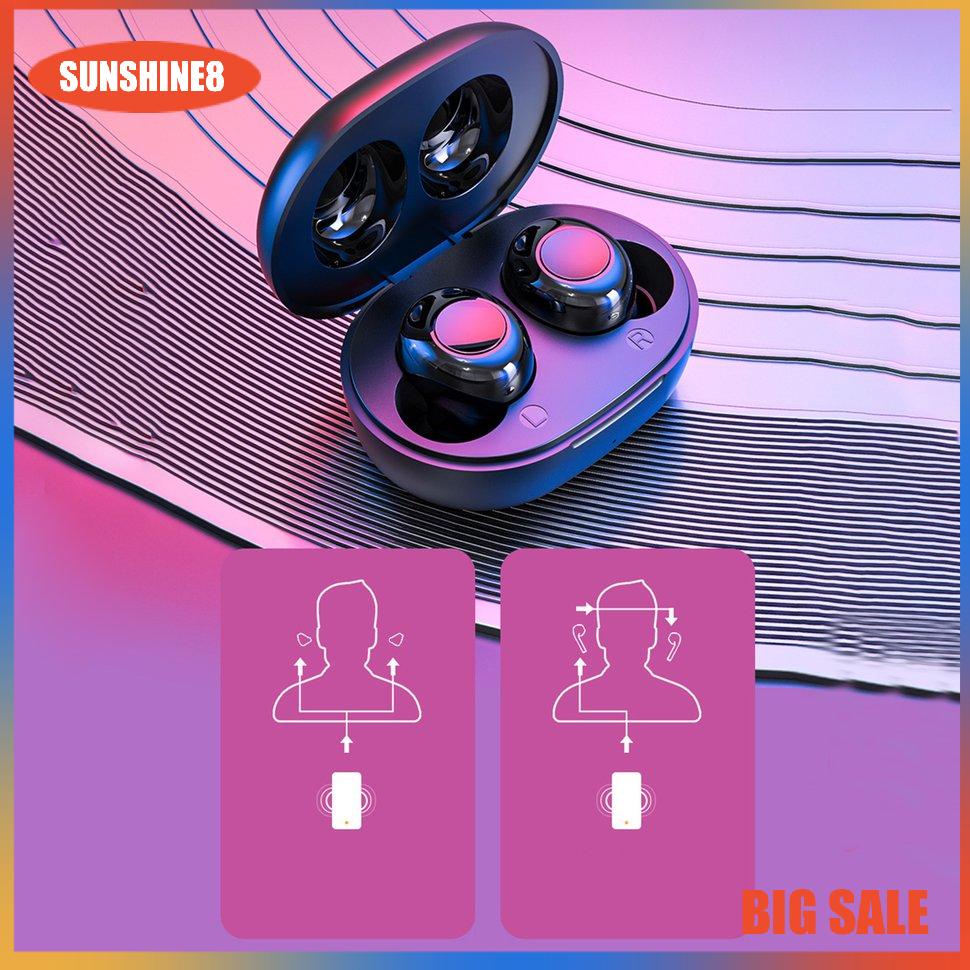 【SUN】T52 Earphone Wireless Headphones Mini Portable Universal Earphones Earbuds