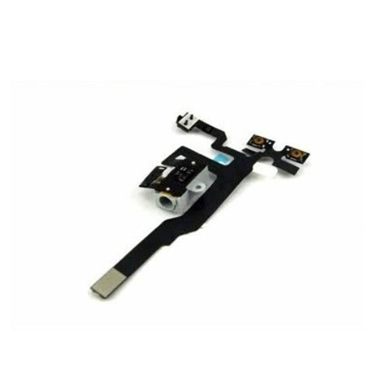 Mô hình âm thanh Headphone Jack trắng thay thế sửa chữa một phần cho iPhone 4S 4G