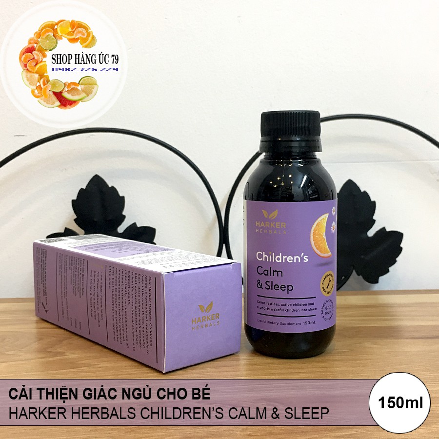 HARKER HERBALS CHILDRET’S CALM & SLEEP - CẢI THIỆN GIẤC NGỦ CHO BÉ