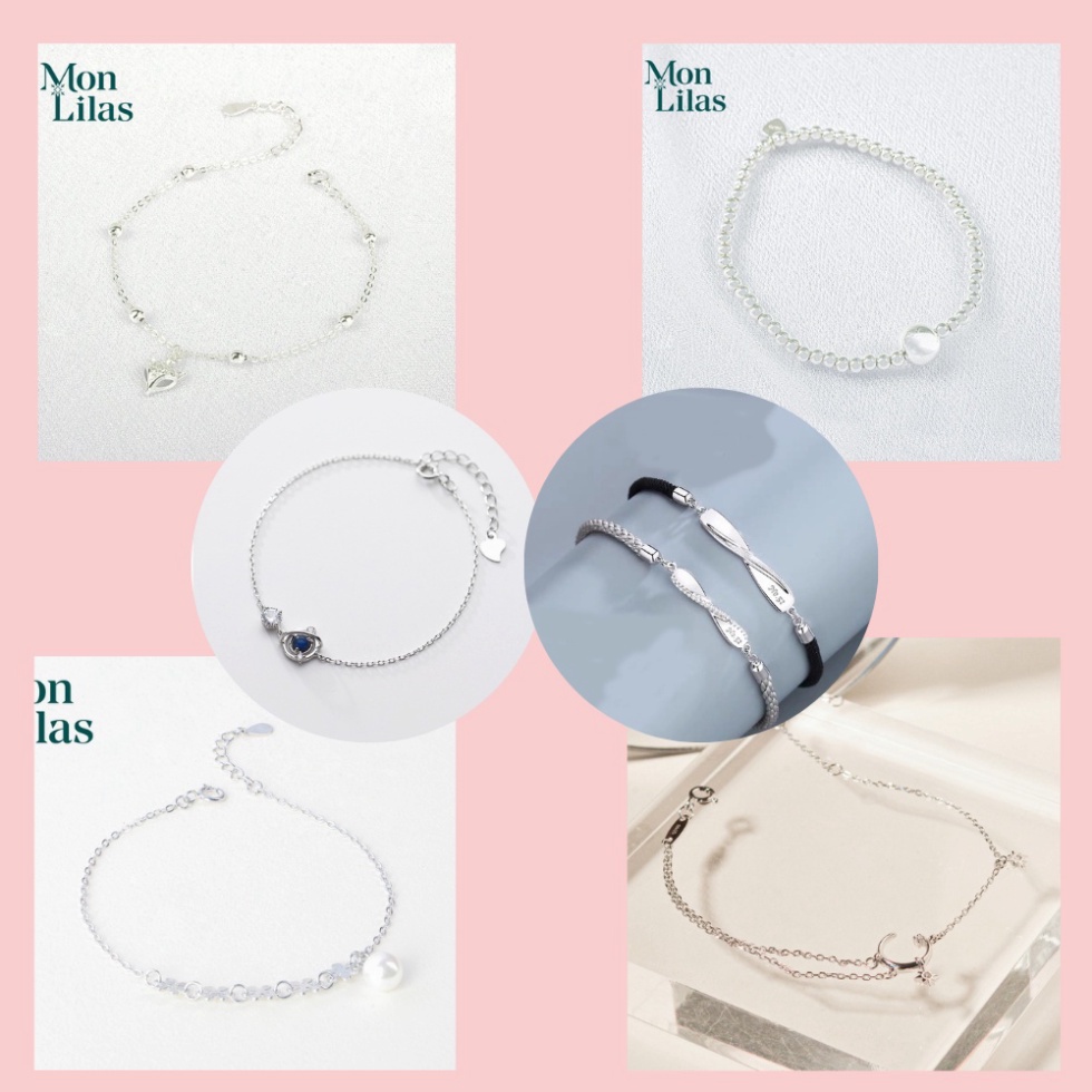 Bộ Quà Tặng Nước Hoa Hồng + Trang Sức Bạc Cao Cấp Dành Cho Phái Đẹp - Quà Tặng Trang Trần