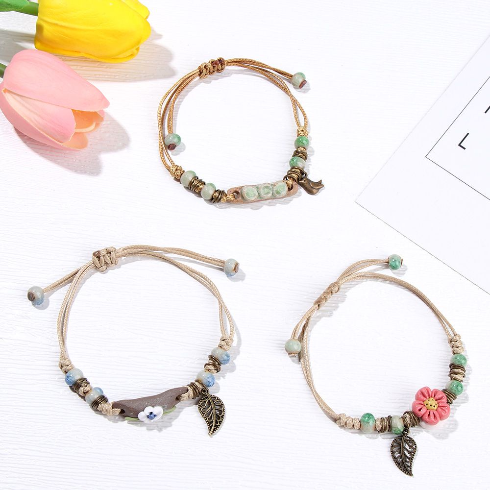 Vòng Tay Xâu Hạt Thiết Kế Dễ Thương Thanh Lịch Cho Nữ