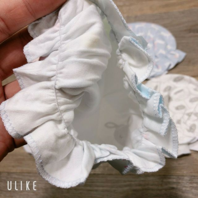 Mũ bèo vải cotton cho bé 0-3 tháng