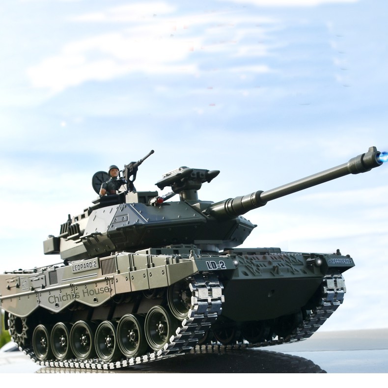Xe tăng điều khiển chạy xích kim loại Leopard 2