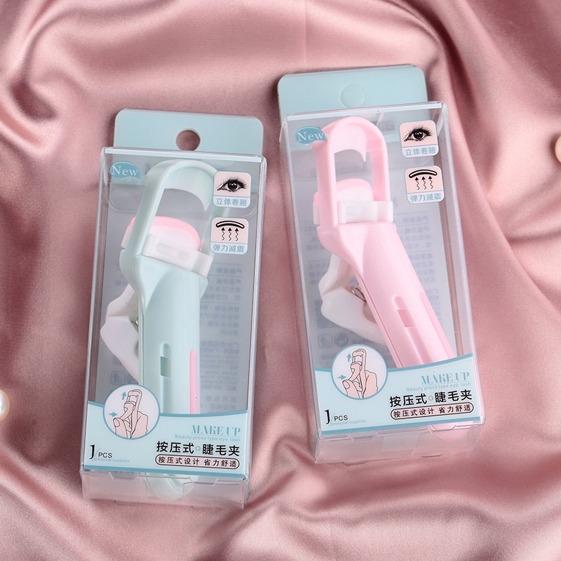 Kẹp uốn mi 3D bằng nhựa cao cấp full box chống gãy lông mi chuyên dụng