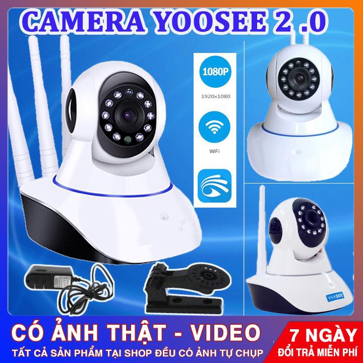 CAMERA YOOSEE (2.0) 1 - 3 RÂU | FULL HD 1080P | QUAY 360 ĐỘ - HỖ TRỢ THẺ NHỚ LÊN ĐẾN 128GB