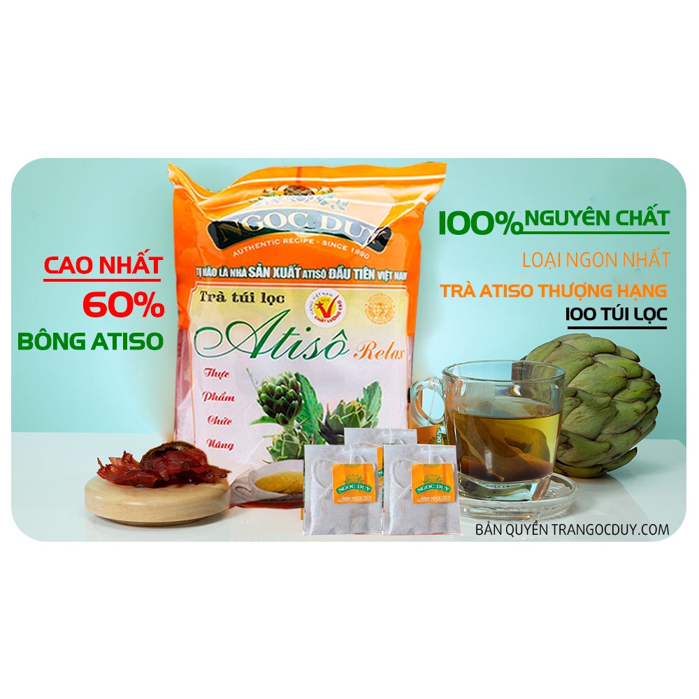Trà Atiso Đà Lạt relax Thượng Hạng 100 túi lọc