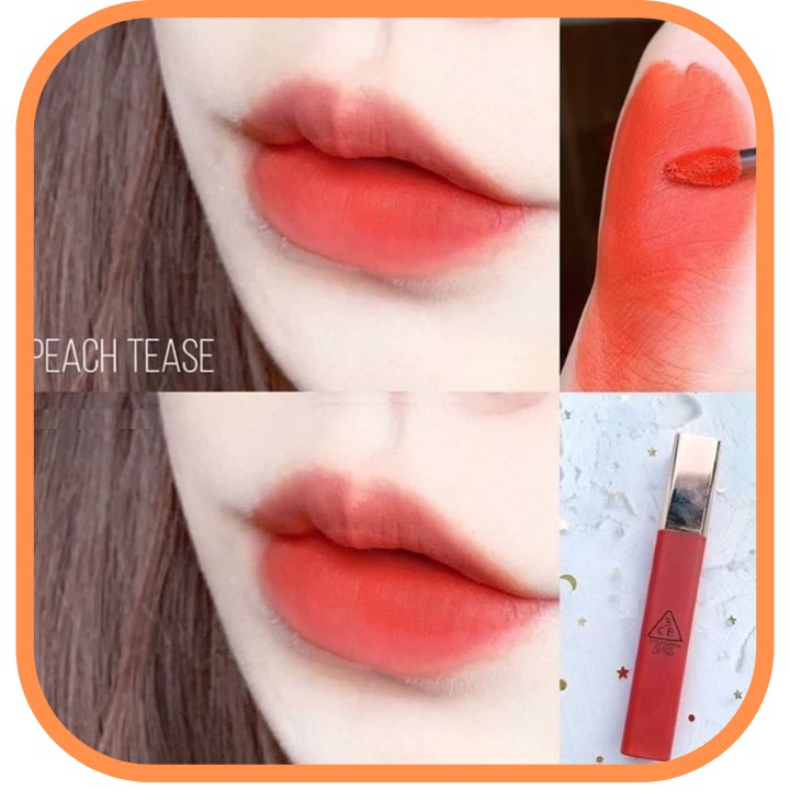 Son kem lì 3CE Cloud Lip Tint son chính hãng mã Peach teasea