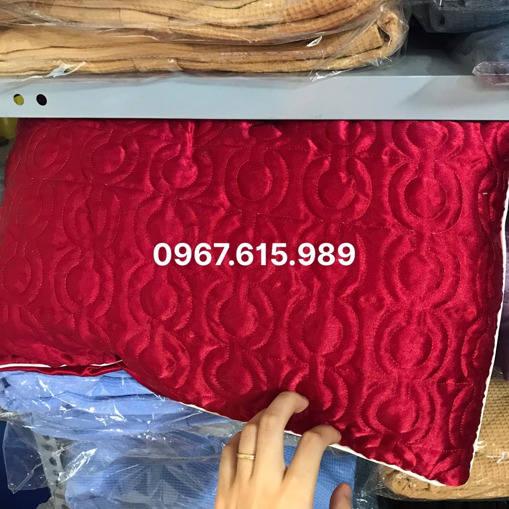 Gối spa bông mềm mại êm ái, may cẩn thận, KT 30*45cm