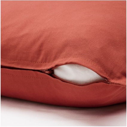 VỎ GỐI GURLI IKEA - NÂU ĐỎ 50x50 cm