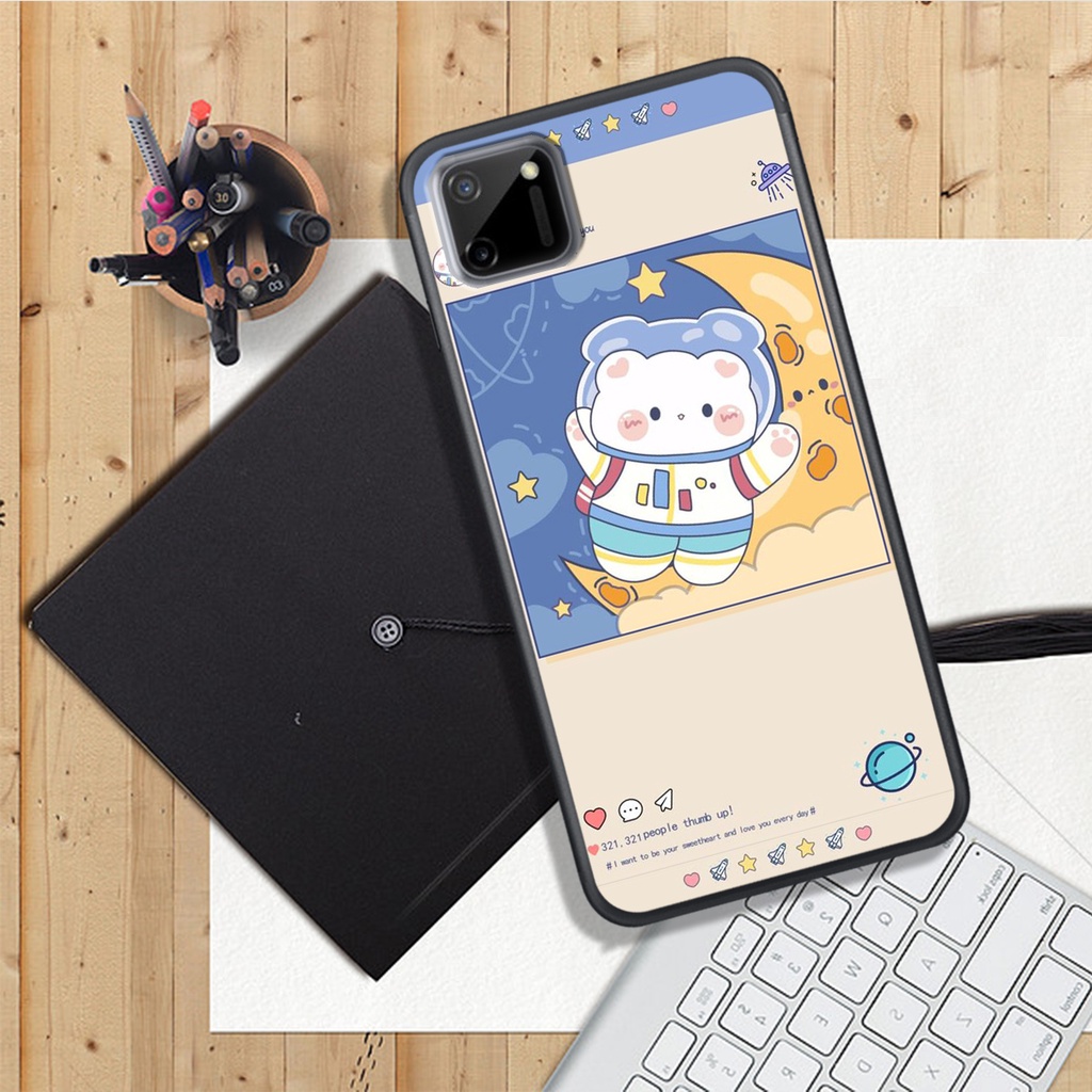 [ HOT BỎNG TAY] ỐP LƯNG OPPO REALME C11/C11 2021  , IN HINH CHIBI PHI HÀNH GIA ĐÁNG YÊU, SIÊU CUTE.
