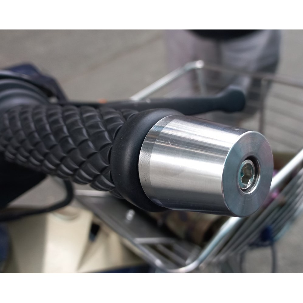 Gù tay lái inox 304 nguyên khối chống rung nặng tay thích hợp với nhiều dòng xe DR, W, Si….