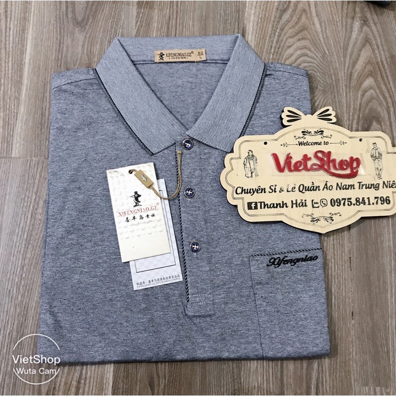 Áo thun nam trung niên cộc tay ( 3 màu ) | BigBuy360 - bigbuy360.vn