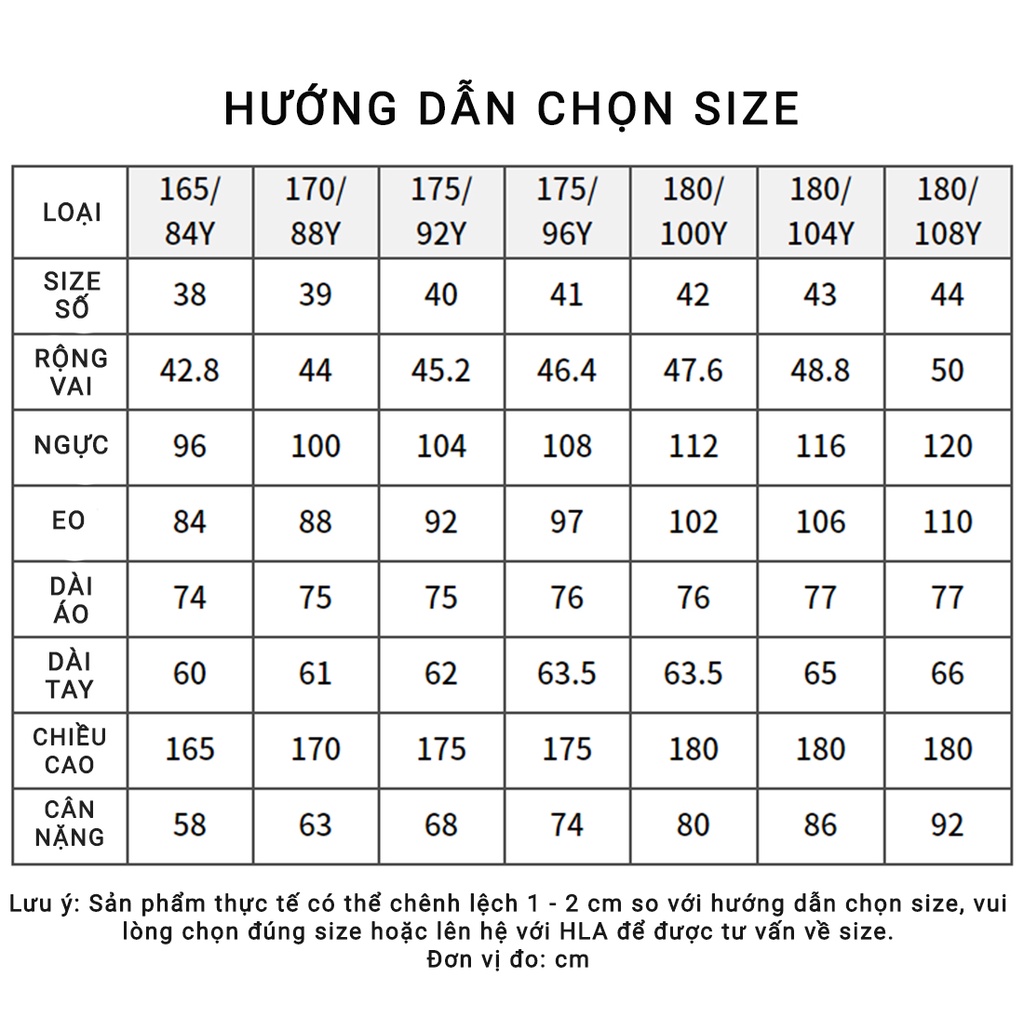 HLA - Áo Sơ Mi Nam Dài Tay Simple and Pure Color Long Sleeve Formal Shirt